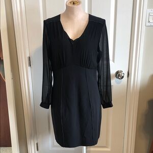 Iris Setlakwe Black Long Sleeve Dress